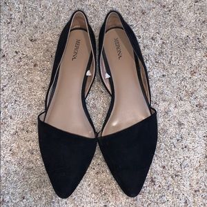 Merona black flats
